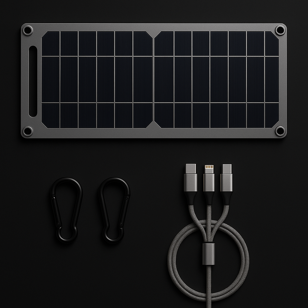 Panel Solar Compacto 30W / 6.8V – Energía portátil y autonomía