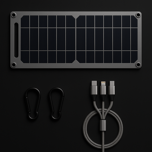 Panel Solar Compacto 30W / 6.8V – Energía portátil y autonomía